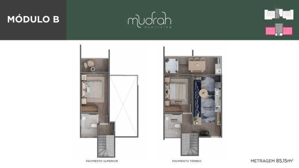 Casa de Condomínio à venda com 1 quarto, 53m² - Foto 9