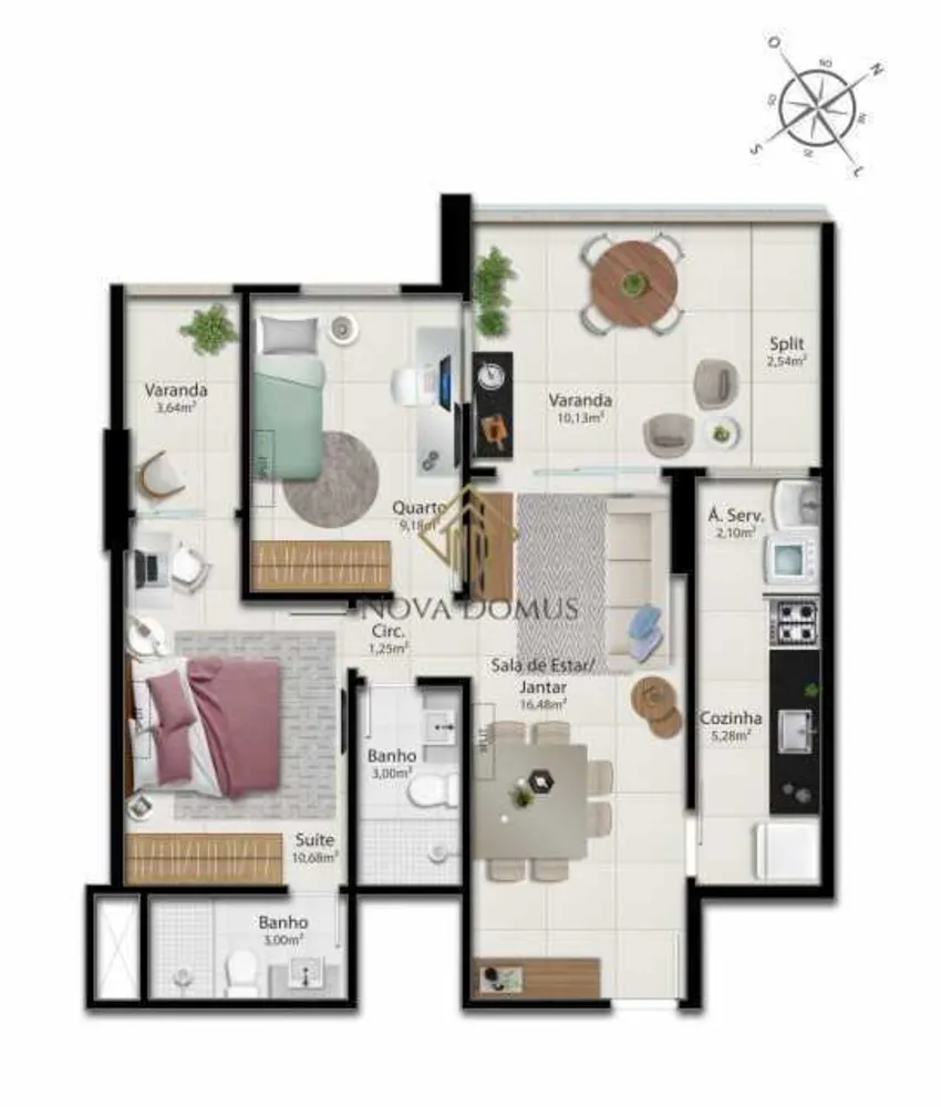 Apartamento, 2 quartos, 76 m² - Foto 17