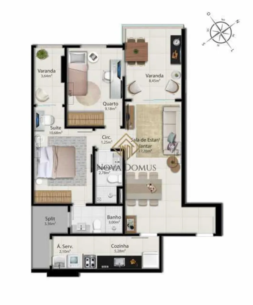 Apartamento, 2 quartos, 76 m² - Foto 16
