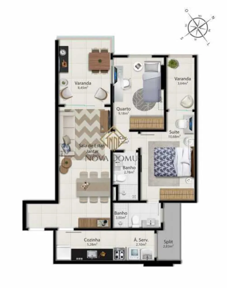 Apartamento, 2 quartos, 76 m² - Foto 19