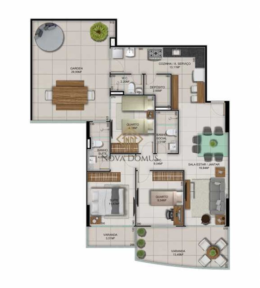 Apartamento, 3 quartos, 121 m² - Foto 4