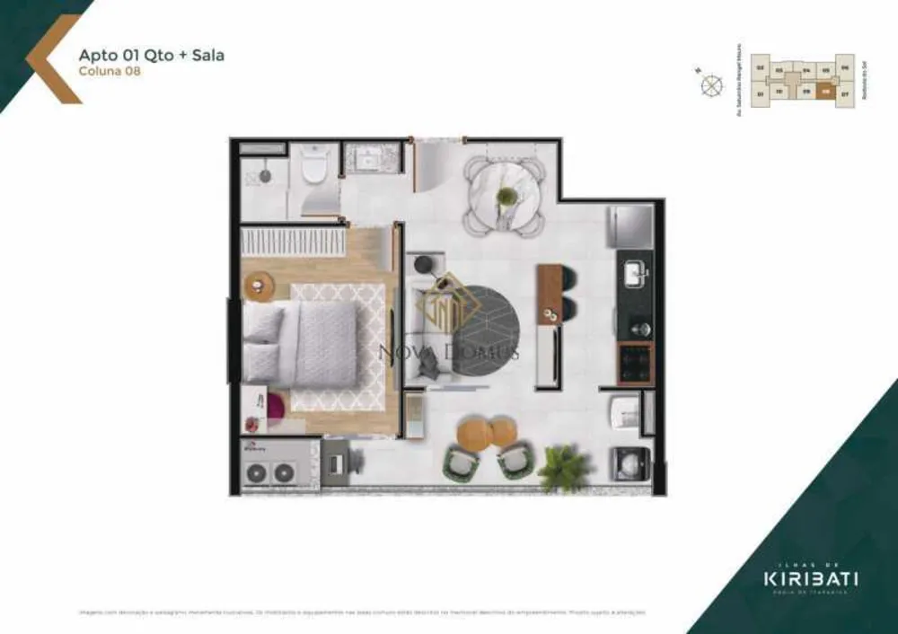 Apartamento, 1 quarto, 39 m² - Foto 12