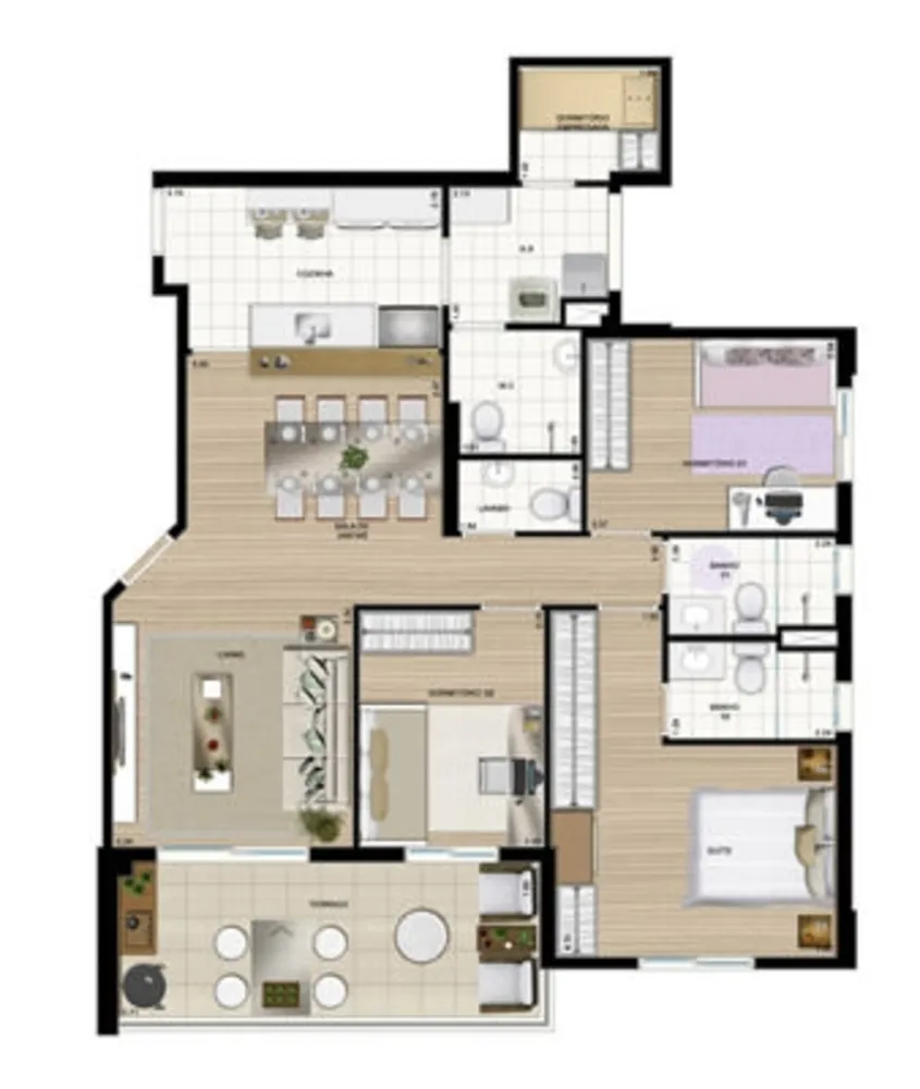 Apartamento, 2 quartos, 104 m² - Foto 5