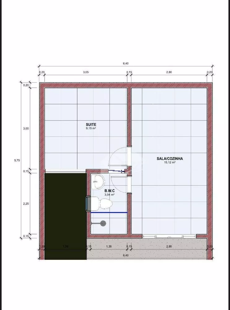 Casa de Condomínio, 1 quarto - Foto 2