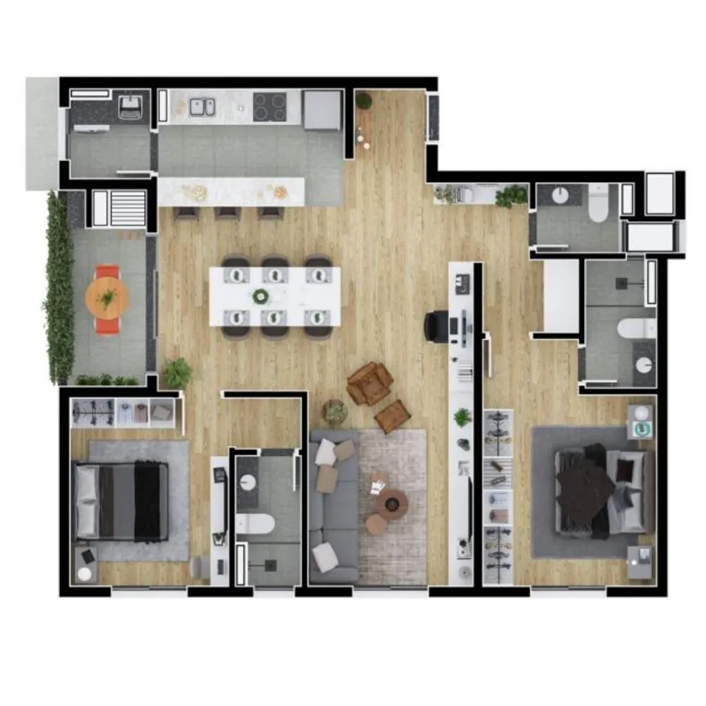 Apartamento, 3 quartos, 87 m² - Foto 4