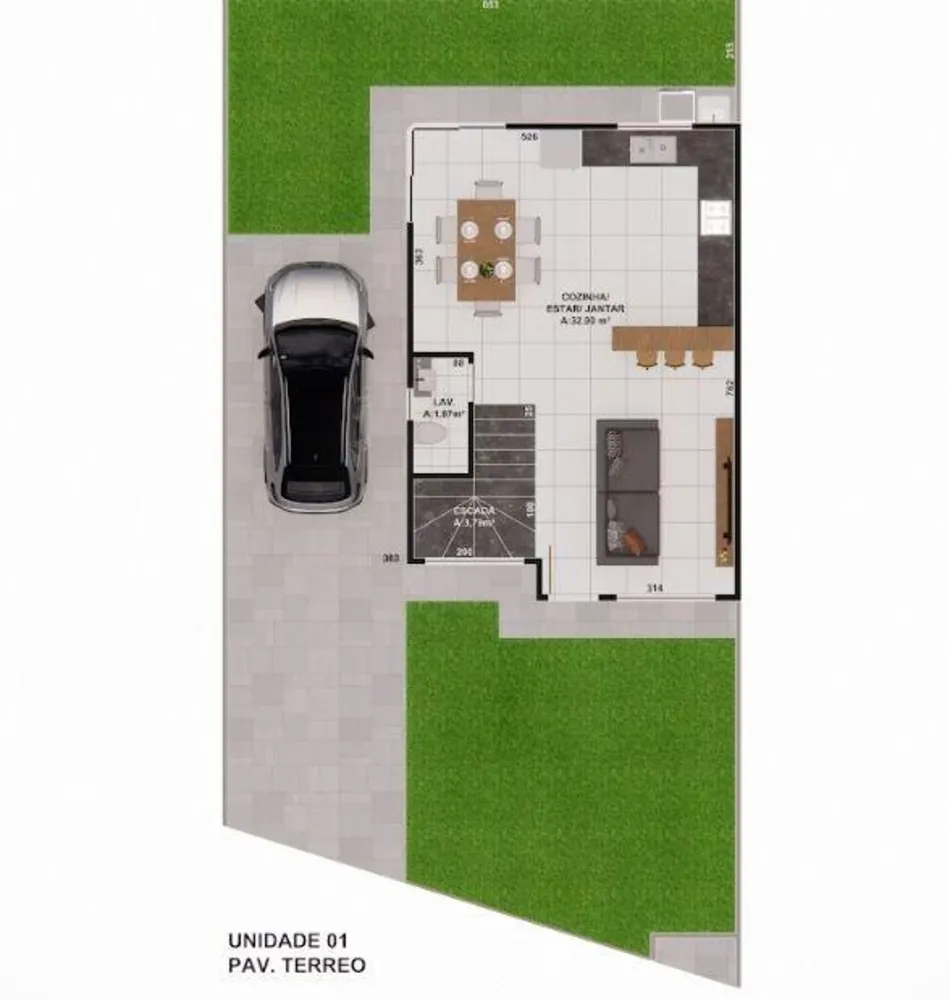 Sobrado, 3 quartos, 133 m² - Foto 4