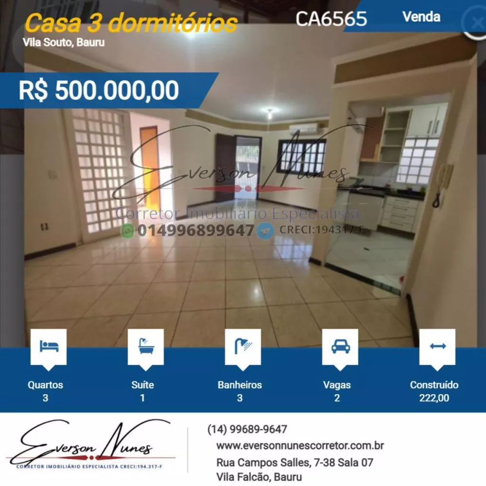 Casa, 3 quartos, 300 m² - Foto 1