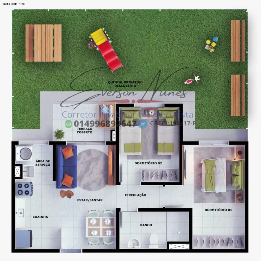 Apartamento, 2 quartos, 56 m² - Foto 8