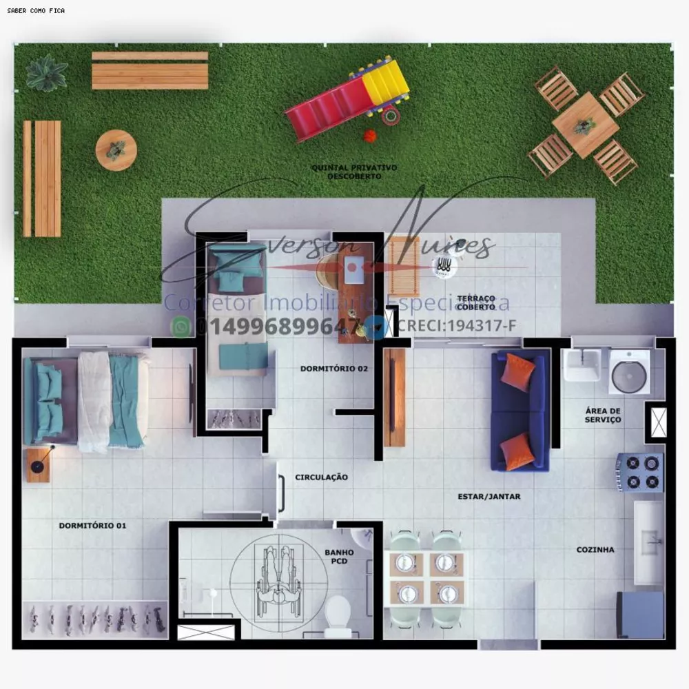 Apartamento, 2 quartos, 56 m² - Foto 11