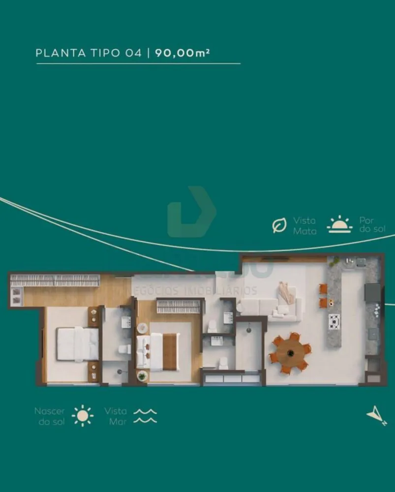 Apartamento, 2 quartos, 90 m² - Foto 8