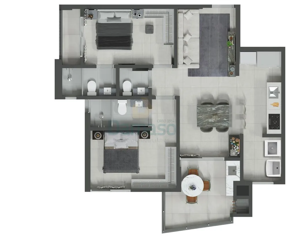 Apartamento, 2 quartos, 76 m² - Foto 8