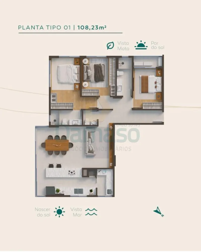 Apartamento, 3 quartos, 116 m² - Foto 12