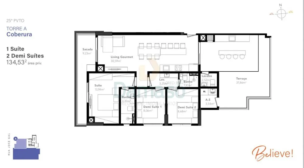 Apartamento, 3 quartos, 92 m² - Foto 8