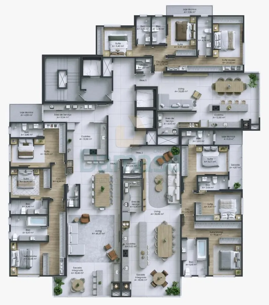 Apartamento, 3 quartos, 124 m² - Foto 12