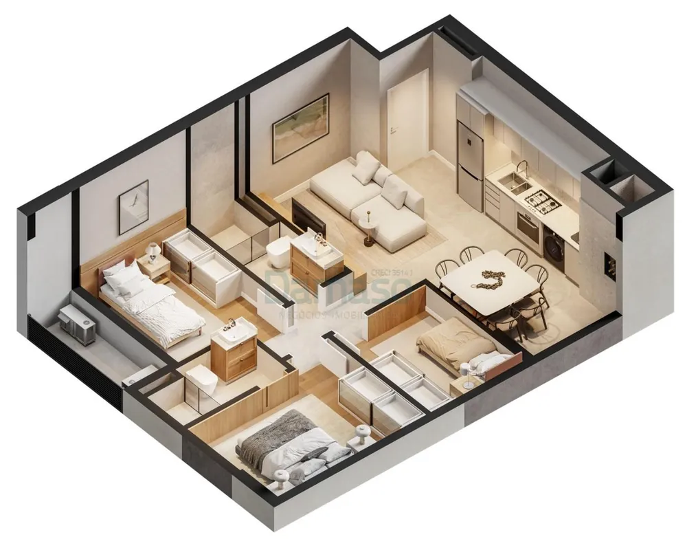 Apartamento, 2 quartos, 50 m² - Foto 11