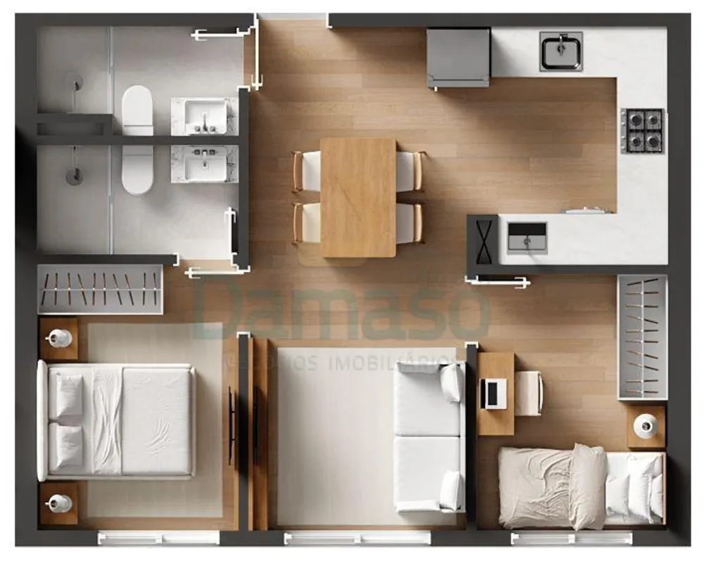 Apartamento, 2 quartos, 50 m² - Foto 12