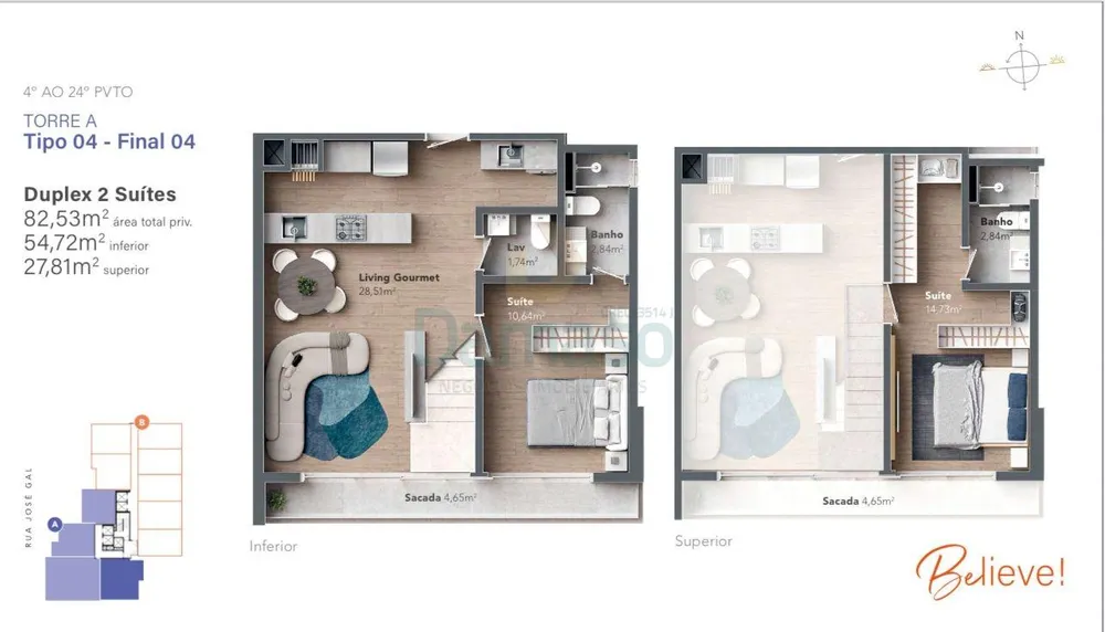 Apartamento, 2 quartos, 76 m² - Foto 8