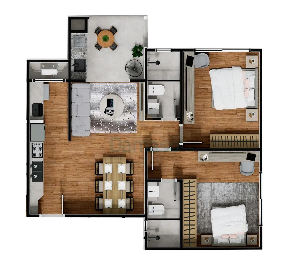 Apartamento, 2 quartos, 72 m² - Foto 12