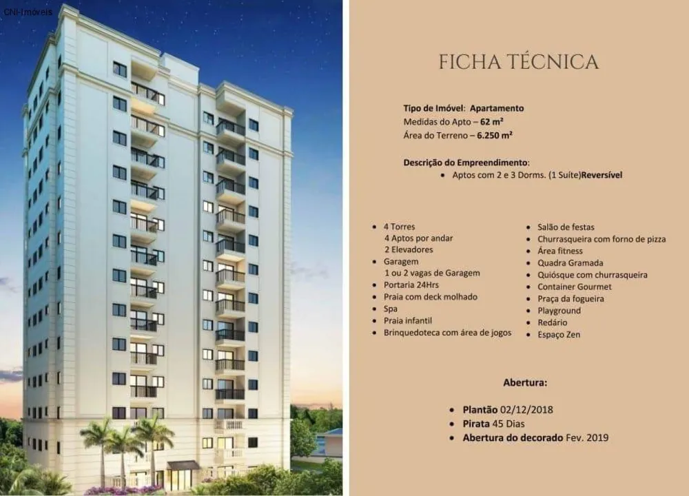 Apartamento, 3 quartos, 62 m² - Foto 3