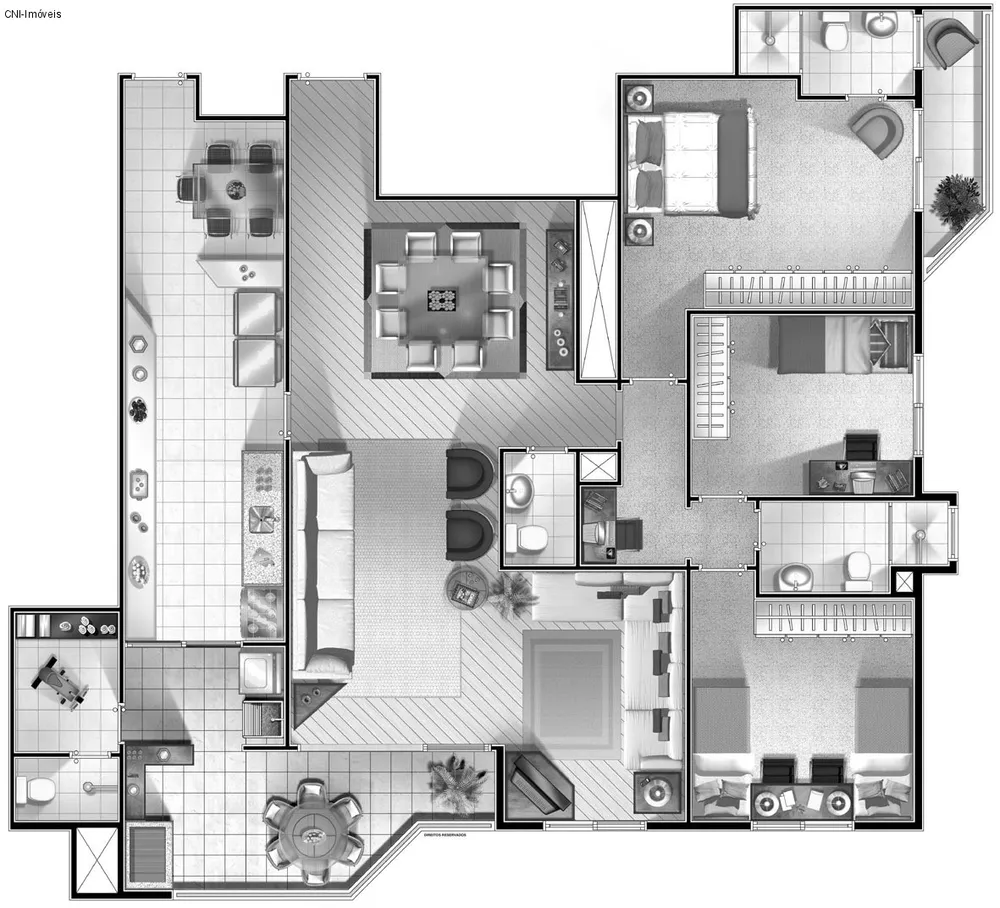 Apartamento, 3 quartos, 137 m² - Foto 31
