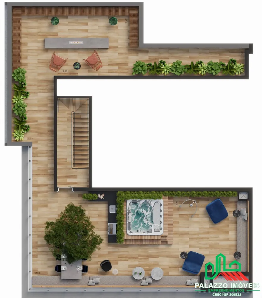 Cobertura, 3 quartos, 370 m² - Foto 15
