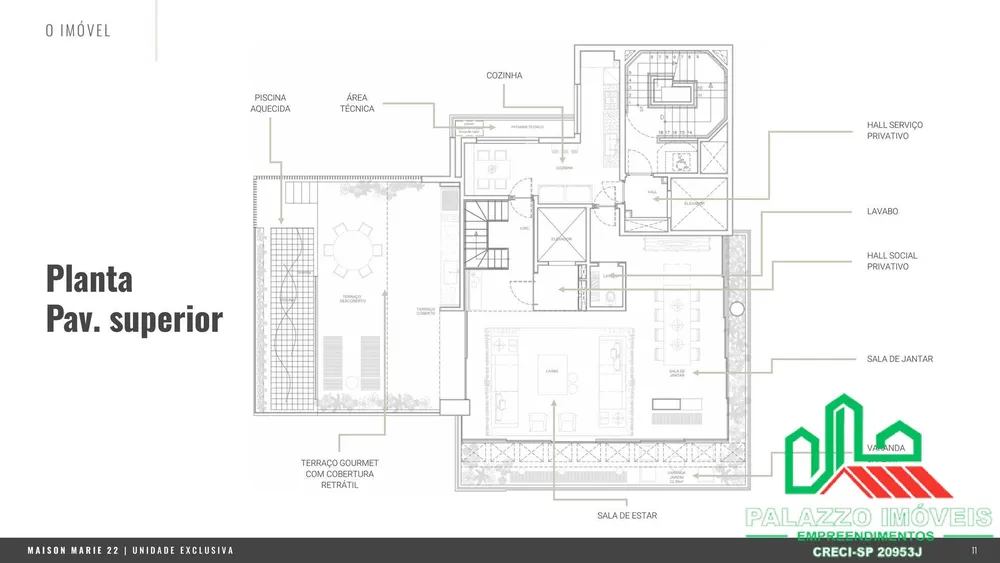 Cobertura, 5 quartos, 408 m² - Foto 8