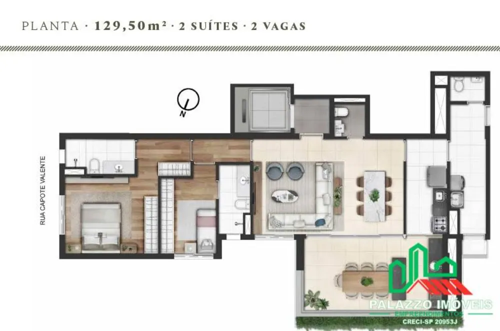 Apartamento, 3 quartos, 185 m² - Foto 3