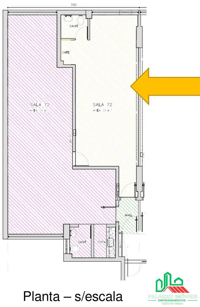 Sala-Conjunto, 38 m² - Foto 4