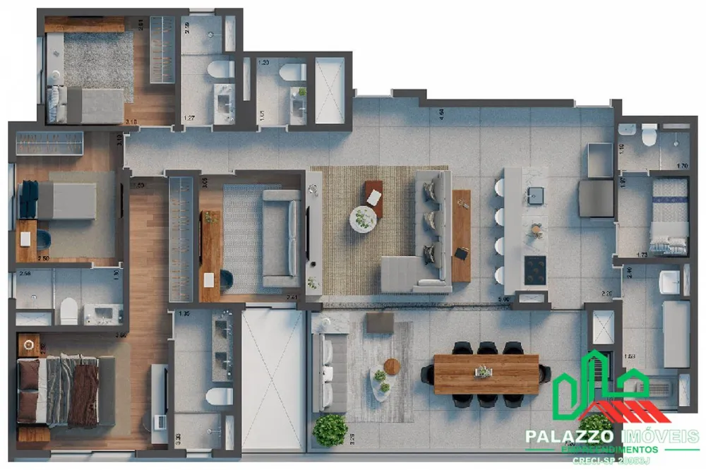 Apartamento, 3 quartos, 147 m² - Foto 8