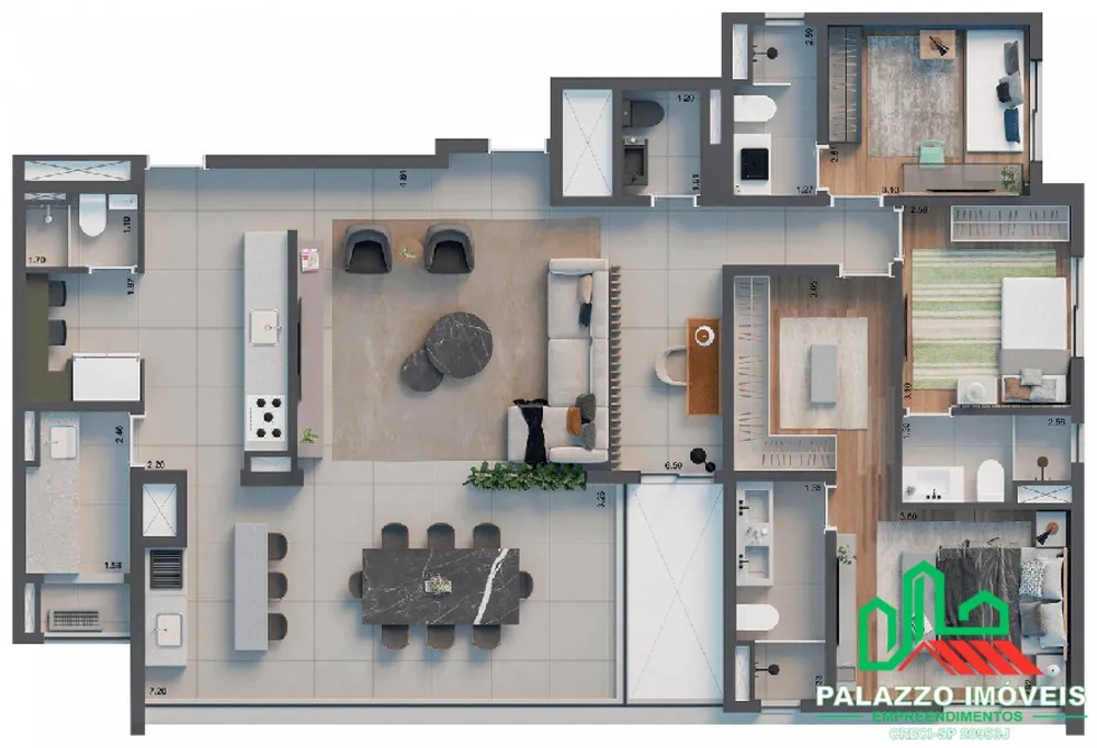 Apartamento, 3 quartos, 147 m² - Foto 6