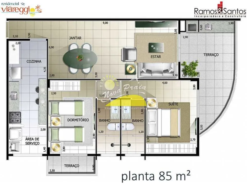 Apartamento, 2 quartos, 85 m² - Foto 6