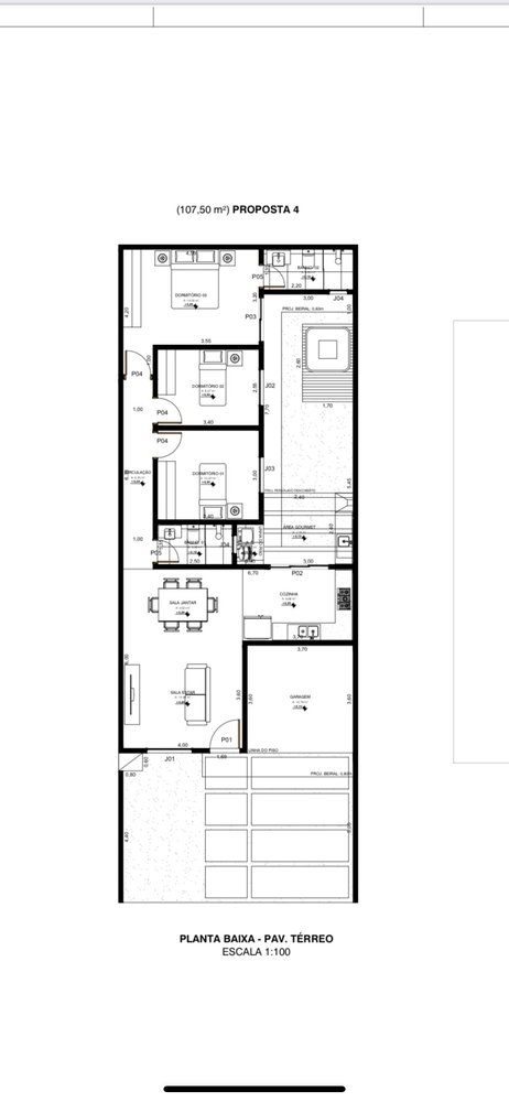 Casa, 3 quartos, 107 m² - Foto 2