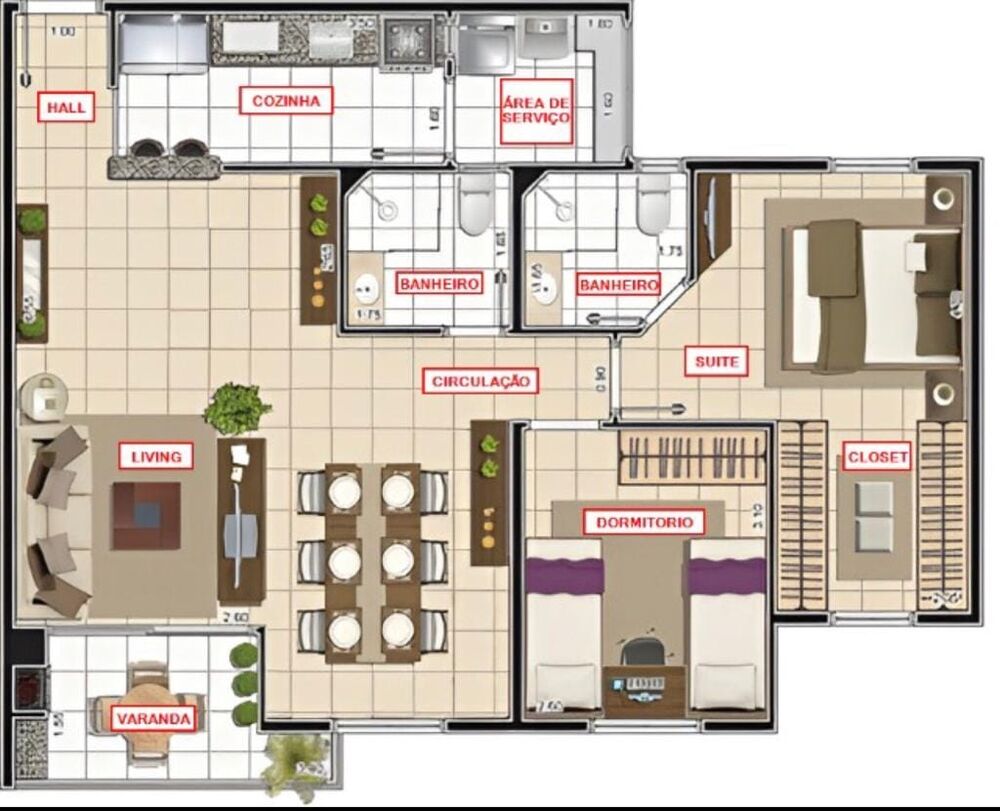 Apartamento à venda com 2 quartos, 75m² - Foto 12