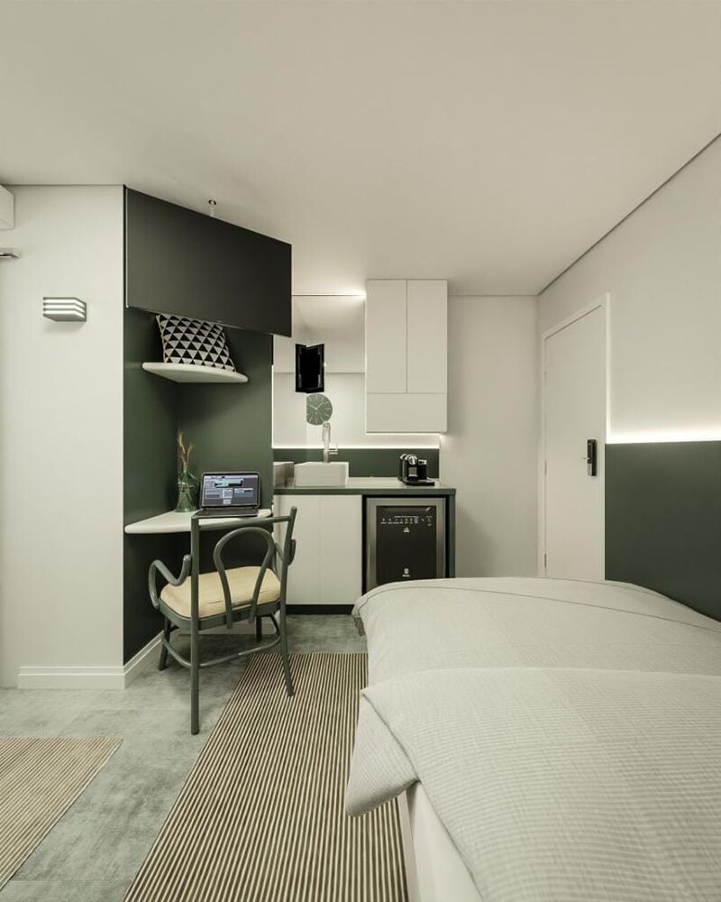 Flat/Apart Hotel, 1 quarto, 14 m² - Foto 1