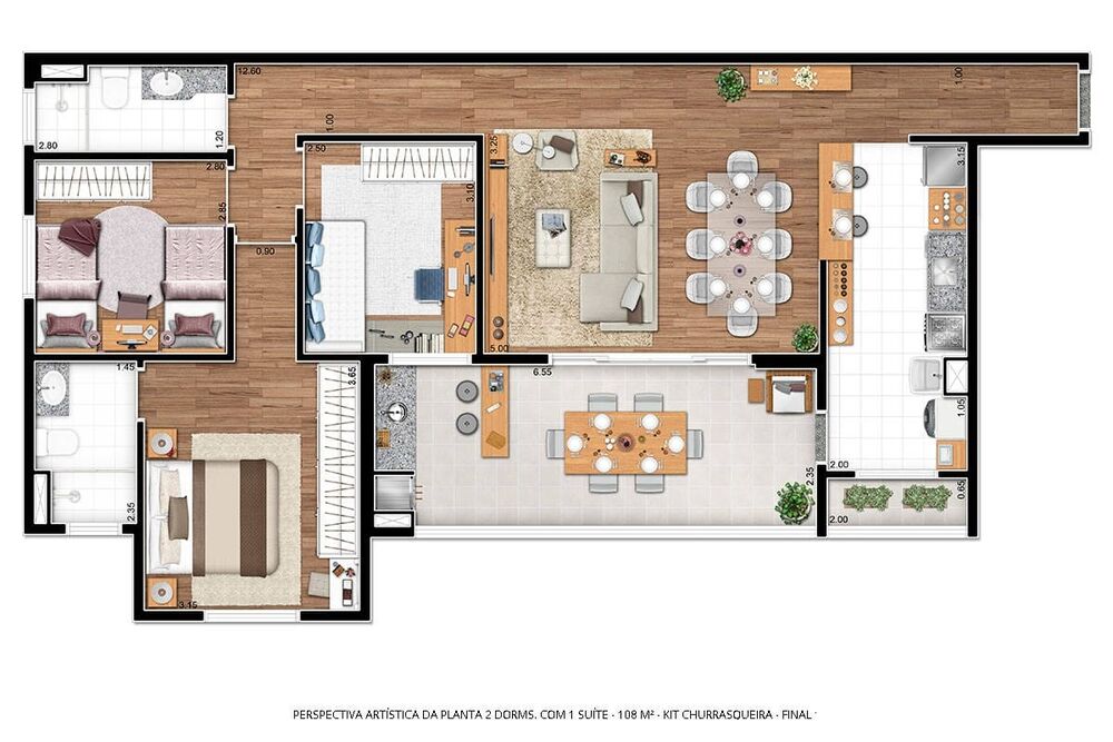 Apartamento, 3 quartos, 106 m² - Foto 14