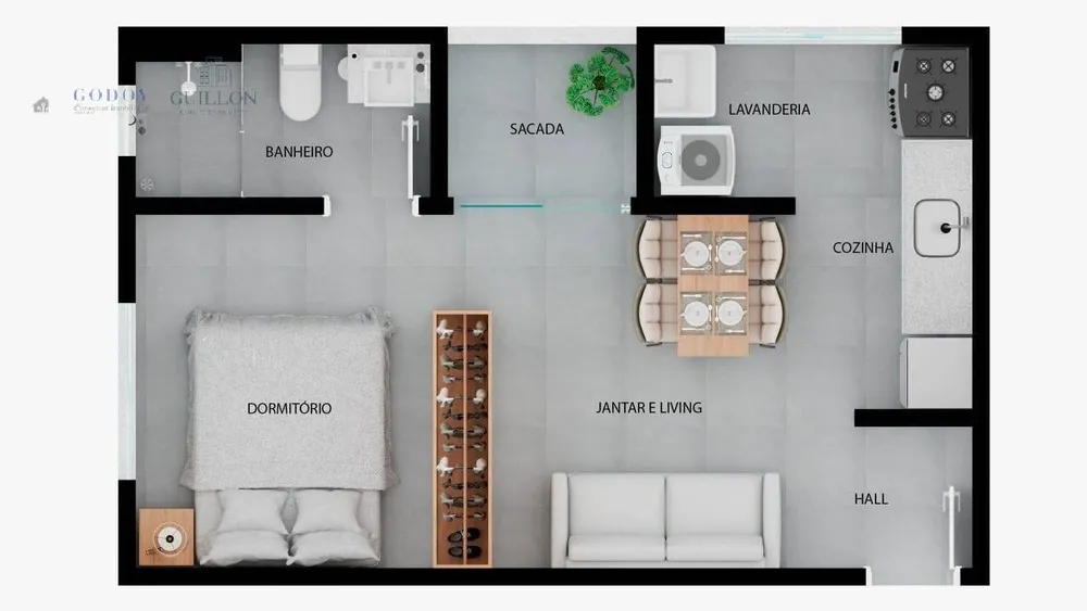 Apartamento, 34 m² - Foto 10