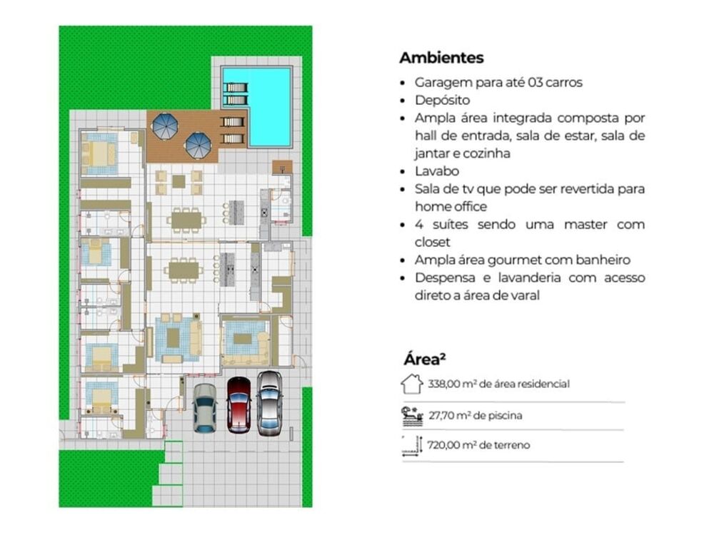Casa de Condomínio, 4 quartos - Foto 4