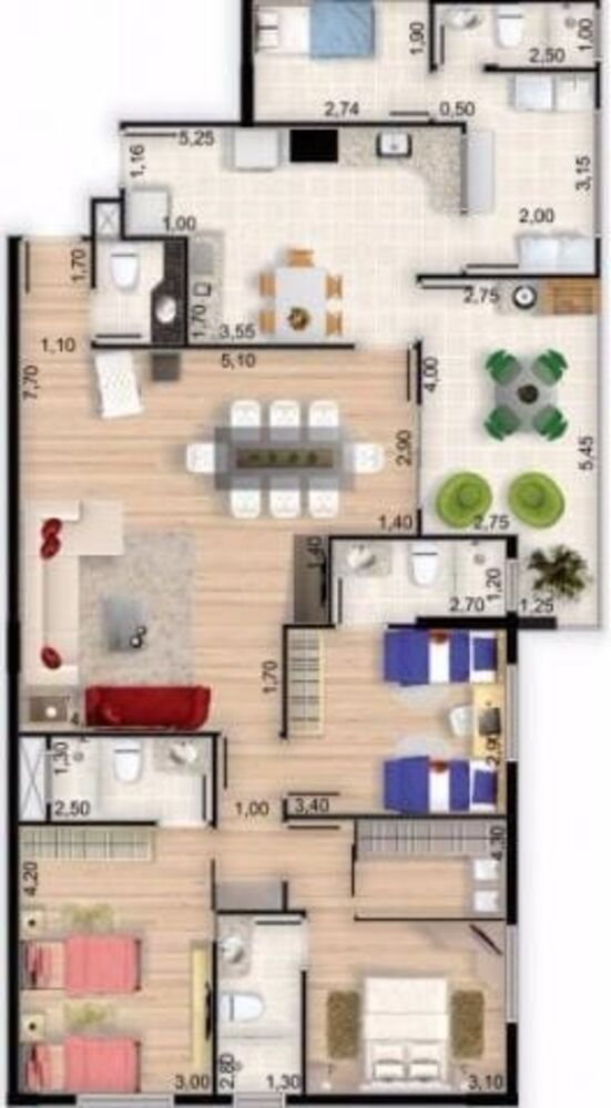 Apartamento, 3 quartos, 143 m² - Foto 3