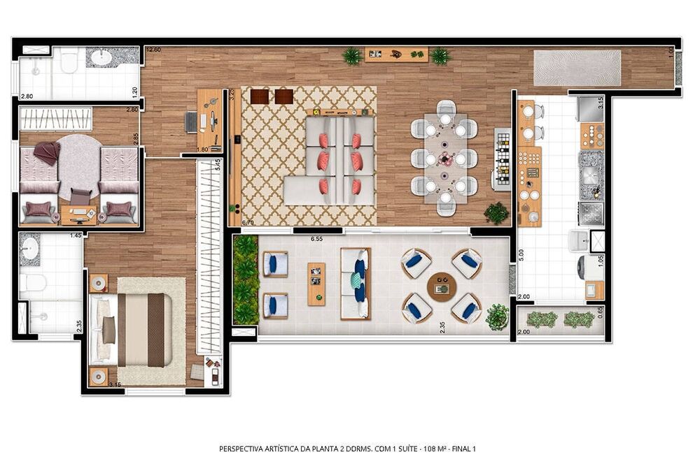 Apartamento, 3 quartos, 106 m² - Foto 13