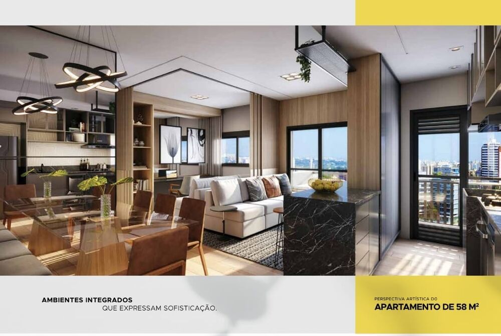 Apartamento à venda com 2 quartos, 58m² - Foto 1