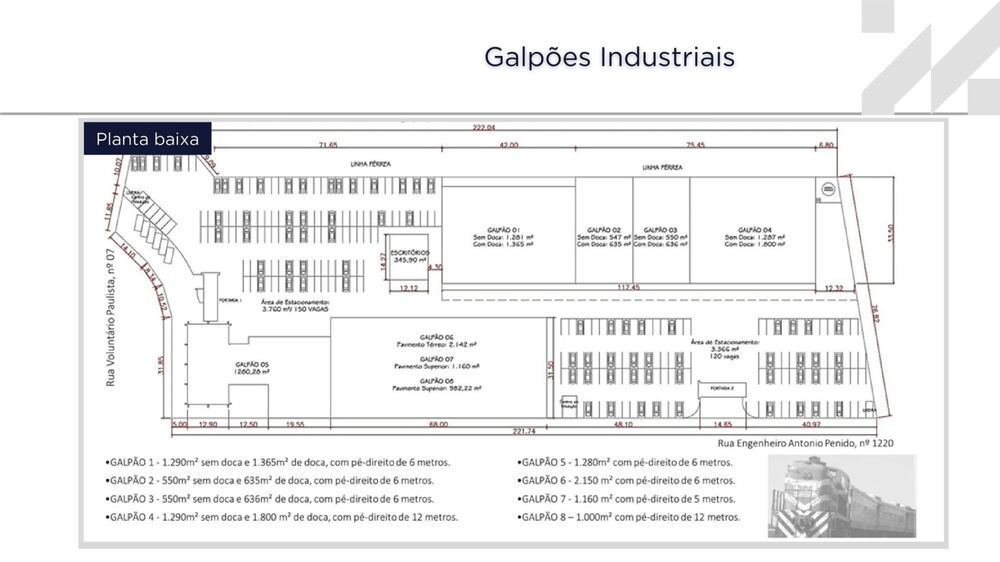 Depósito-Galpão, 1281 m² - Foto 2