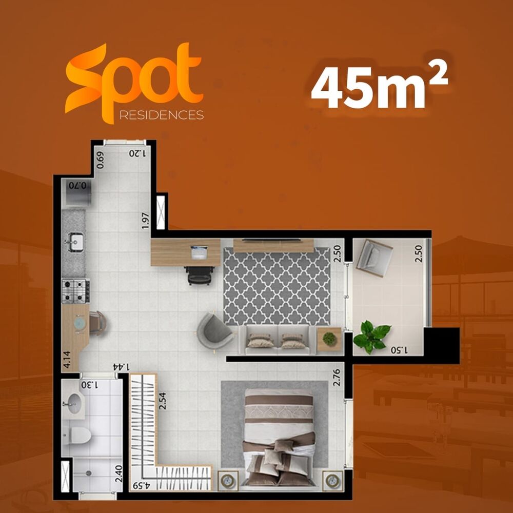 Apartamento, 2 quartos, 63 m² - Foto 2