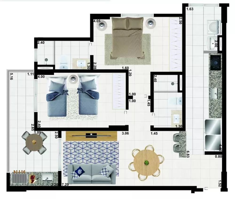 Apartamento, 2 quartos, 76 m² - Foto 10