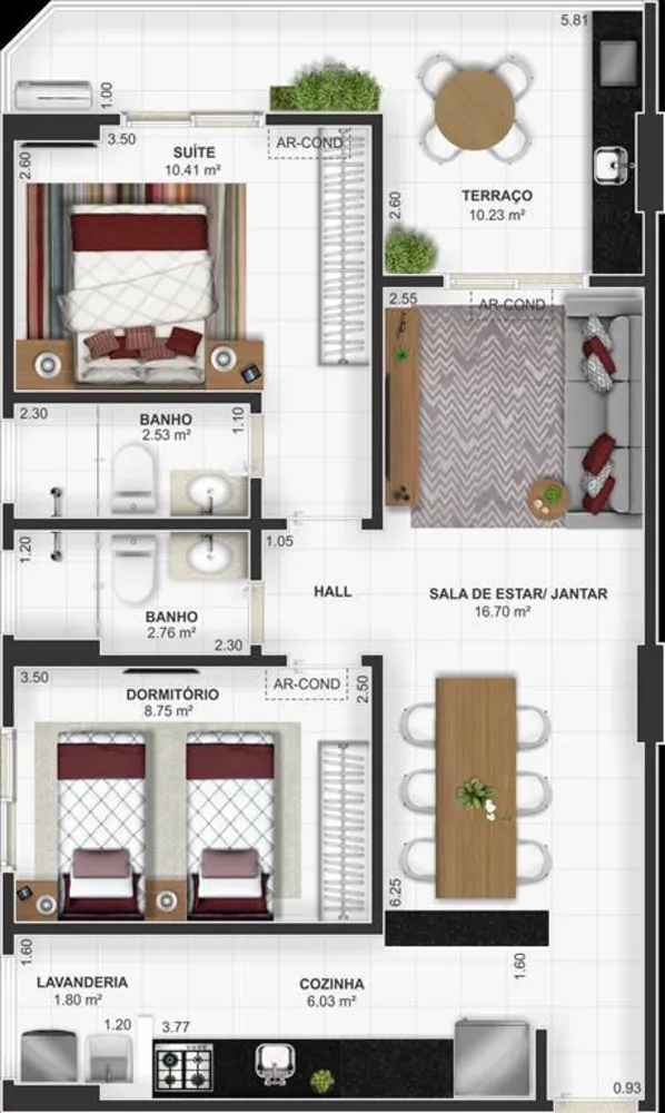 Apartamento, 3 quartos, 93 m² - Foto 4
