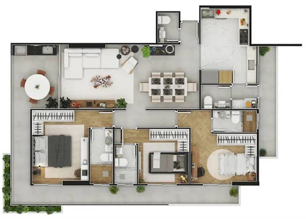 Apartamento à venda com 3 quartos, 128m² - Foto 8