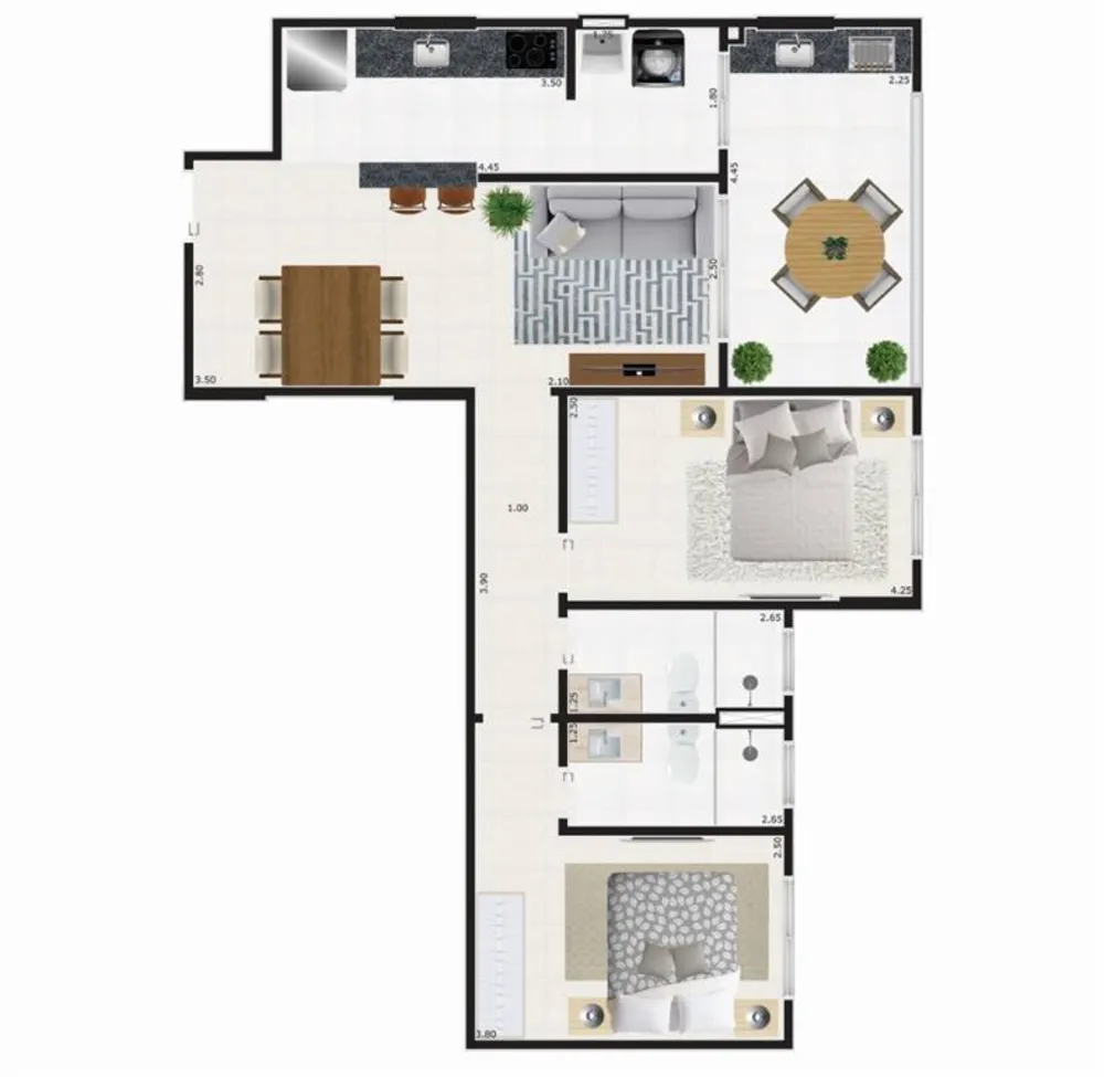 Apartamento, 2 quartos, 78 m² - Foto 12