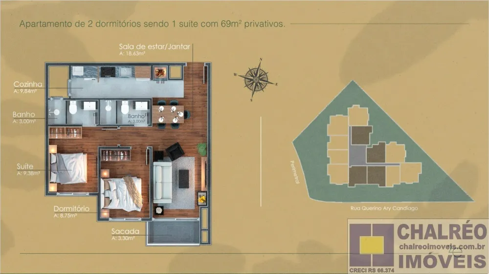 Apartamento, 1 quarto, 53 m² - Foto 8