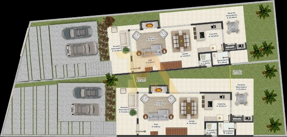 Casa, 1 quarto, 130 m² - Foto 12