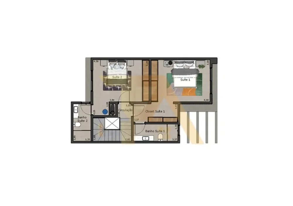 Casa, 3 quartos - Foto 3