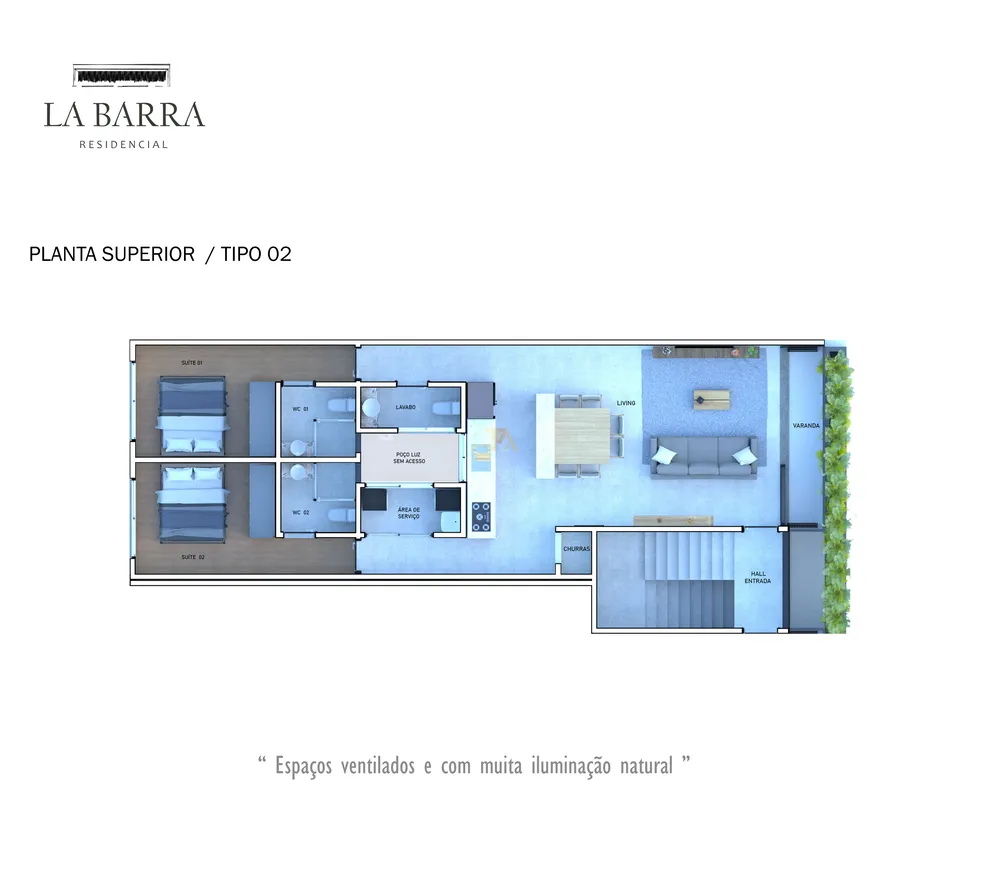 Apartamento, 2 quartos, 90 m² - Foto 3